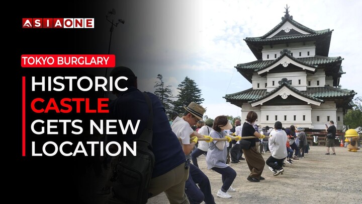 Hundreds Pull Historic Castle With Ropes in Japan Preservation Project | Asia One News