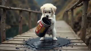 Dogs VS Dinosaurs! Dogs, guided by Jesus, end the dinosaurs' terror with a fiery