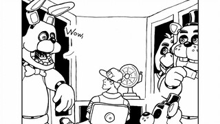 [FNAF有声漫画/中英双字] 被迫害的MIke打工仔