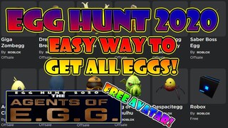 HOW TO GET ALL EGGS IN EASY WAY! - EGG HUNT 2020