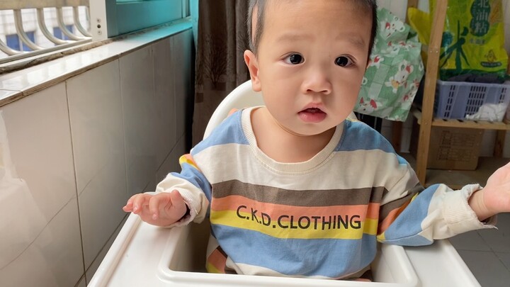 Baby wants cake, but Dad doesn’t want to buy one, so…