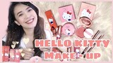 HELLO KITTY MAKEUP X CATHY DOLL COLLECTION | CUTE♥️ | ZanGelo Vlogs