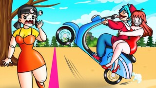 Squid Game Parody AnKha Or GirlFriend?- Friday Night Funkin' Animation | Gacha Animations