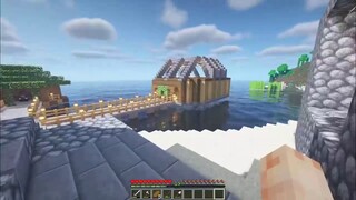 MEMBUAT RUMAH BURUNG BEO DI TENGAH LAUT !! - Minecraft Survival Indonesia #2