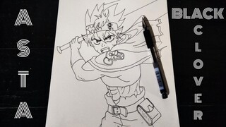 Drawing Asta [Black Clover]