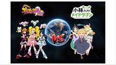 Futari wa Precure Max Heart VS Kobayashi's Dragon Maid Verse (Remake Version 2)