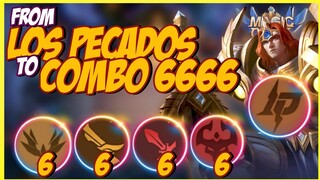 EVOLUSI LOS PECADOS BANYAK CRISTAL SYNERGY ! EASY BUILD COMBO 6666 KAH? MAGIC CHESS