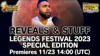 REVEALS & STUFF LEGENDS FESTIVAL 2023 SPECIAL EDITION ( Dragonball Legends ) -  Live Reaction!