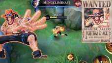 Skin Chou X Portgas D Ace, Betapa Kuatnya Kekuatan SI DONAT🍩 - One Piece X Mobile Legends