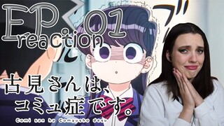 Komi Can't Communicate Ep. 01 Reaction