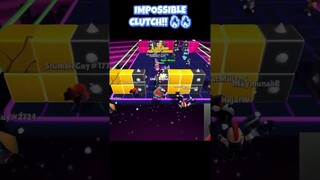 IMPOSSIBLE CLUTCH!! CRAZIEST CLUTCH 1000% LUCKY! #shorts #stumbleguys #blockdash