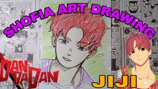 DRAWING anime dandadan,jiji