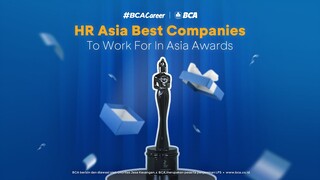 Bank BCA Mendapatkan HR Asia Best Companies to Work For In Asia!