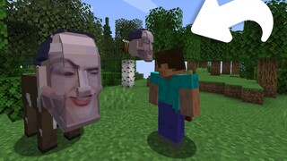 When all creatures in the MC server become tough guys (player: 🤓! Tough horses!)