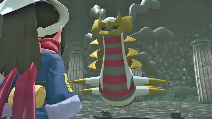 Pokémon legend Arceus, capture Giratina! So cool!