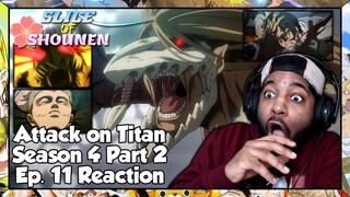 Attack on Titan Season 4 Episode 27 Reaction | FALCO UNLEASHES THE MOST BADASS TITAN IN AOT HISTORY!