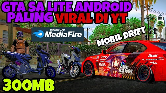 GTA TERBARU FULL DRAG METIC ADA MOTOR VARIO DAN MOBIL ANIME