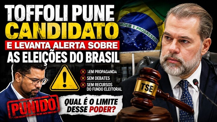 TOFFOLI PUNE CANDIDATO E LEVANTA ALERTA SOBRE AS ELEIÇÕES DO BRASIL