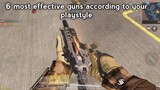 6 most effective guns according to your playstyle in Season 1