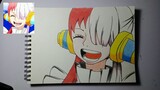 SPEED DRAWING - Drawing Uta One Piece Film Red| Shinka_art