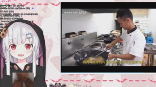 日本辣妹看王刚炸制脆皮花生米