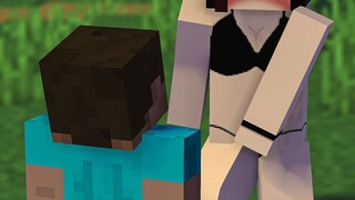 Steve I'm Stuck (Minecraft Monster School Animation)