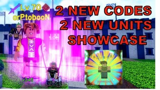 Update 2 New CODES + 2 NEW UNITS ZORO + HANDSOME JO| ASTD| ROBLOX