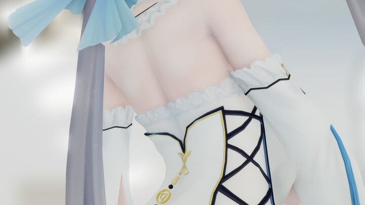 [Luo Tianyi MMD] Cheongsam off-the-shoulder, otot sedingin es, dan tulang giok-Qingbei