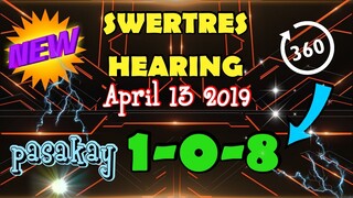 SWERTRES HEARING AND STL TIP APRIL 13 2019