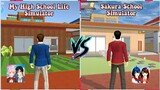 Sakura School Simulator vs. My High School Life Simulator (Boy's house)