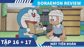 Review Phim Doraemon Tập 16 + 17 ,  Máy tiên đoán  , Cô gái Bách Hợp, Kéo Cắt Bóng , Bánh mì trí nhớ