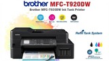Printer Brother MFC T920DW unbox and Setup using network (Tagalog)