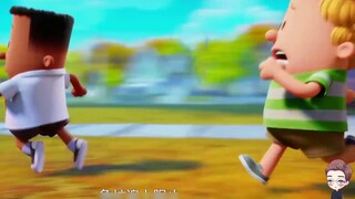 Watch Captain Underpants in 5 minutes: The naughty kid hypnotizes the principal and does whatever he