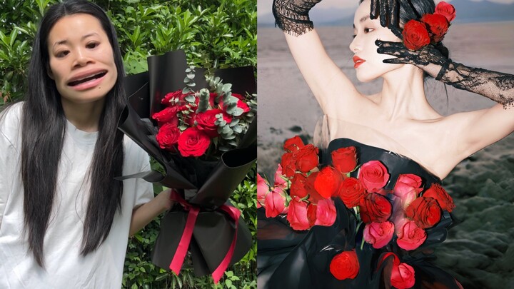 Nghe nói các bạn muốn xem tôi mặc bó hoa?!