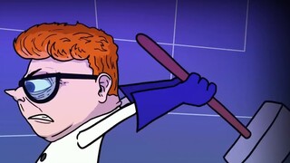 What is the matter with black water coming out of the eyes in the bizarre version of the animation "