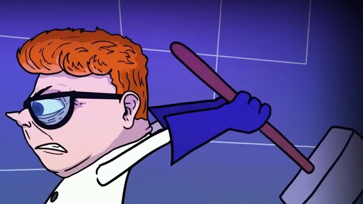 What is the matter with black water coming out of the eyes in the bizarre version of the animation "
