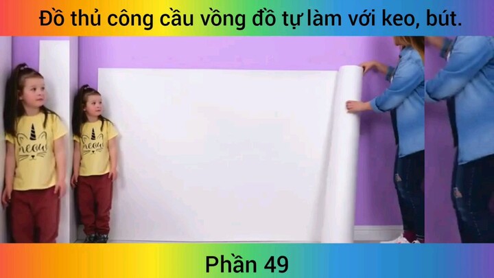 đồ thủ công cầu vồng tự làm phần 49