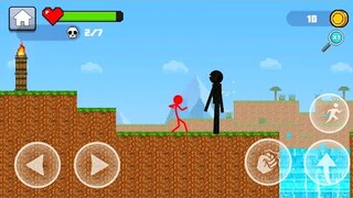 Stickman Battle In Craft World : Stickman Animation : Stickman Minecraft - Walkthrough 3