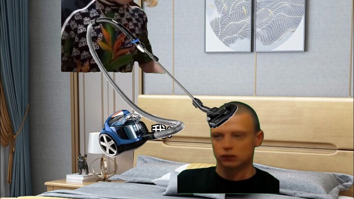 当妈妈搞卫生时