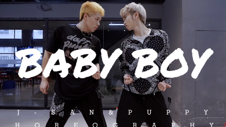 Seri tari duet pria J-SAN & PUPPY koreografi BABY BOY REMIX