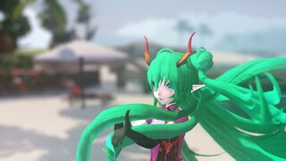 @All members! There is a real dragon king inside♥ The dragon kings are dancing on the beach♥