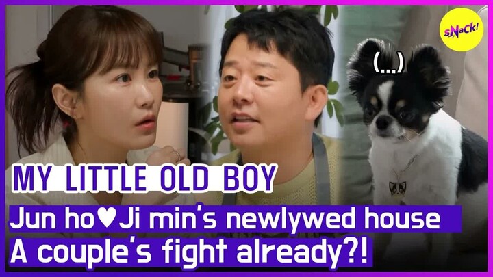 MY LITTLE OLD BOY Jun hoJi mins newlywed house A couples fight already -
