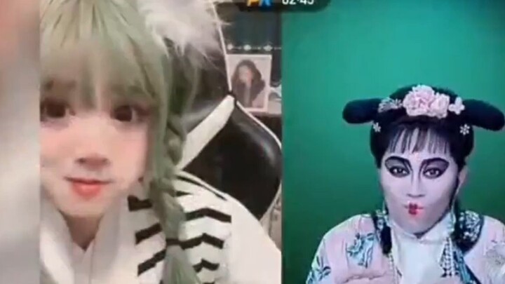 Annie was so scared by the zombie live broadcast that she ran out of the live broadcast room. My fam