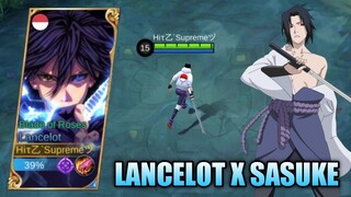 LANCELOT SKIN SCRIPT AS SASUKE UCHIHA - MOBILE LEGENDS