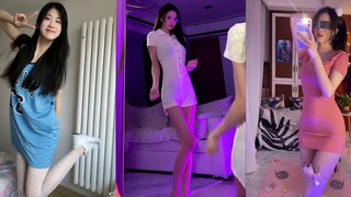 小腰精+腿精+制服变装‖抖音合集44