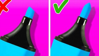 ว้าว! เครื่องเขียนที่มีประโยชน์และอุปกรณ์การเรียน DIY ที่คุณต้องลอง