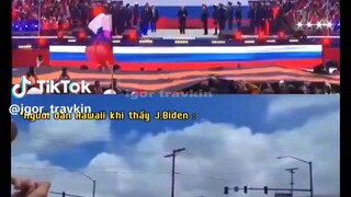 Khi người dân hai nước 🇷🇺🇺🇸  nhìn thấy lãnh đạo của mik 😅