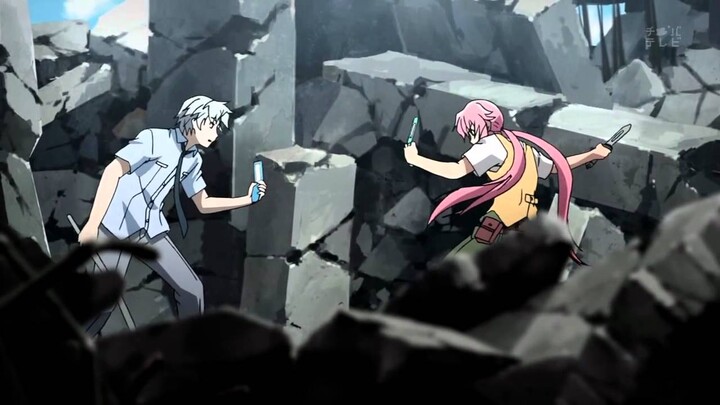 Mirai Nikki - Akise vs Yuno