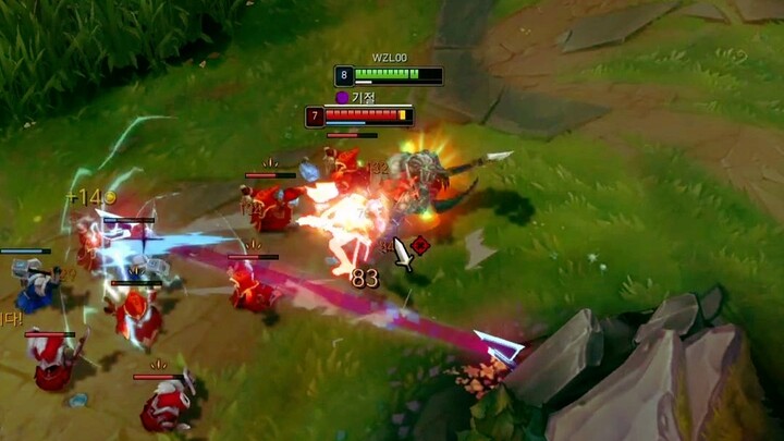 Ran into an SKT academy Jax! One life vs. two lives!