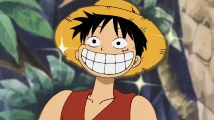 luffy one piece full senyum 😁😁😁 | draw part1